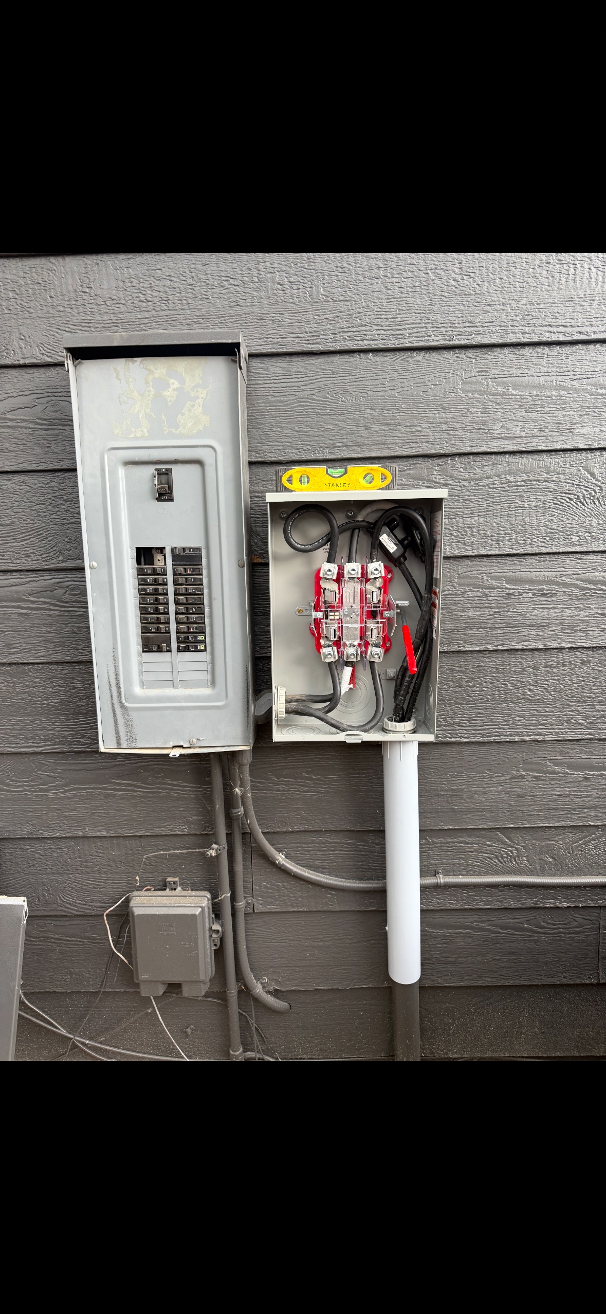 Panel replacement in progress