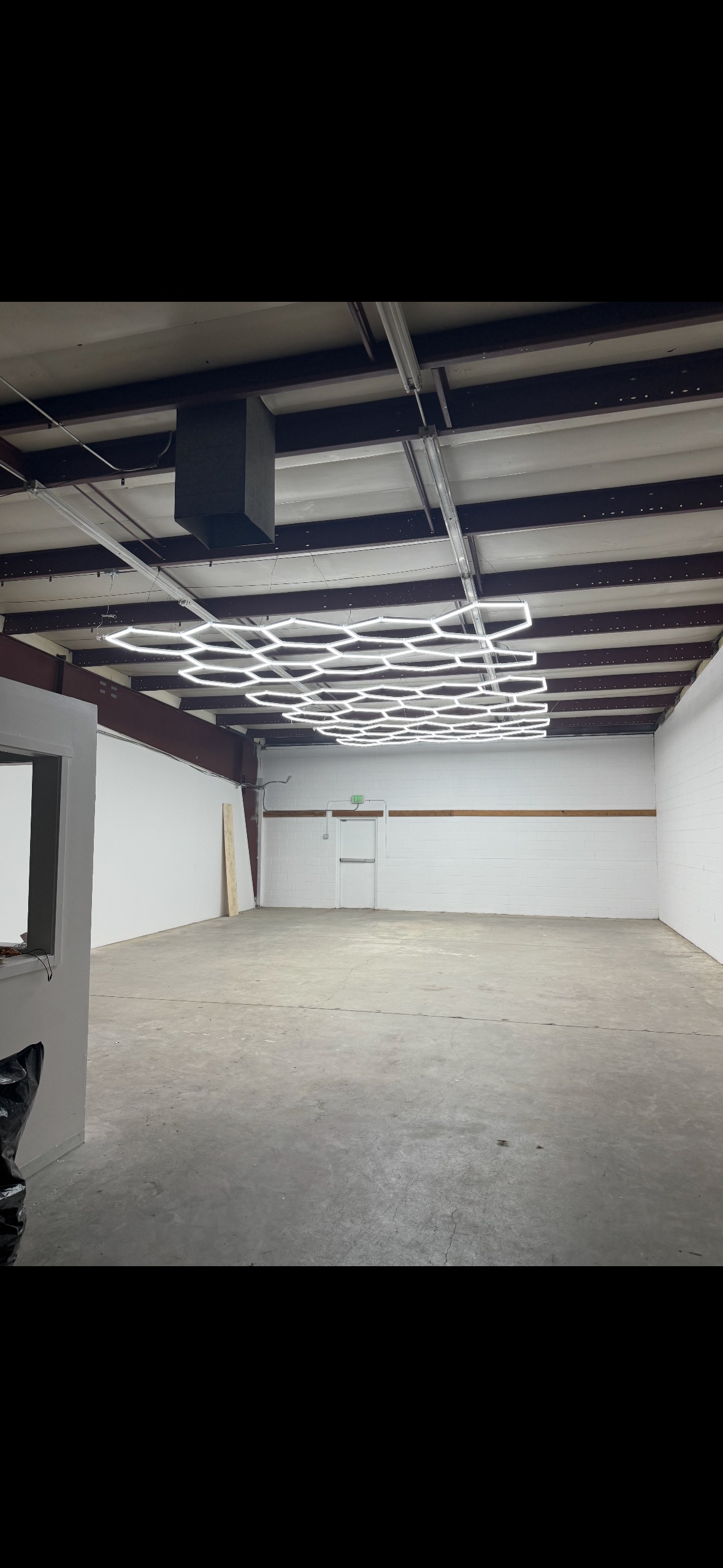 Warehouse LED lighting finished